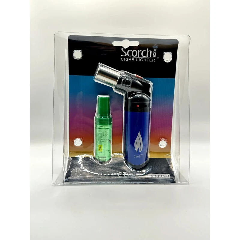 Scorch Torch Cigar Lighter with Fuel - Blue