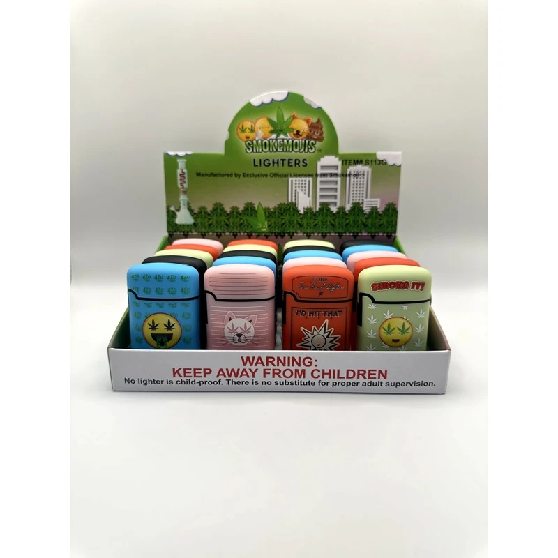 Smokemojis Emoji Themed Lighters Display Box
