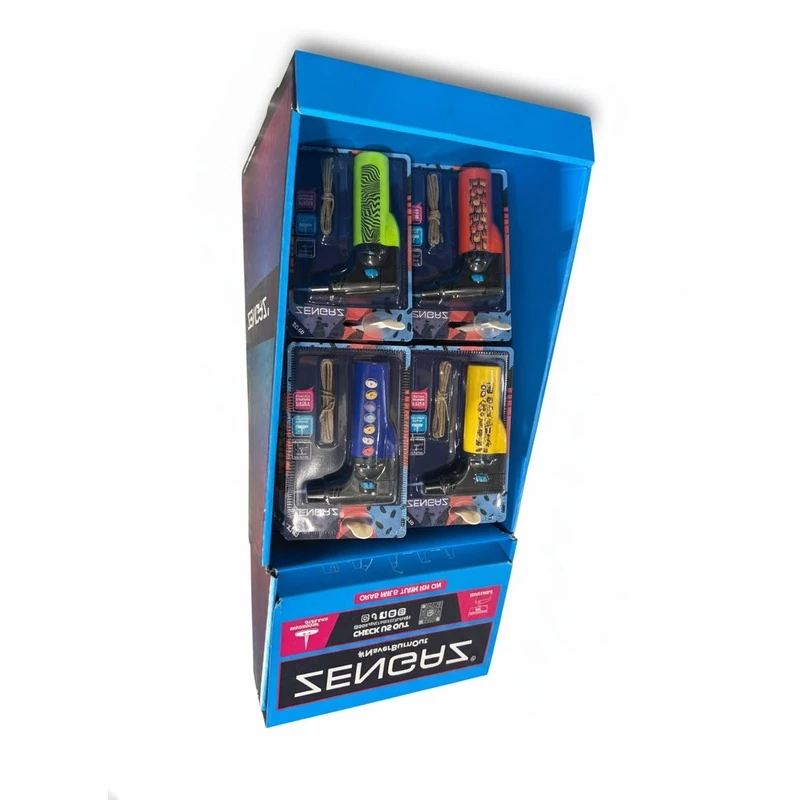 ZENGAZ Assorted Jet Flame Torch Lighter Display